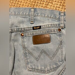 Wrangler Cowboy Cut Jeans Light Wash Classic Western Denim | Men’s 35W x 36L
